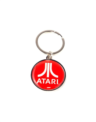Atari metal keychain with enamel, , medium