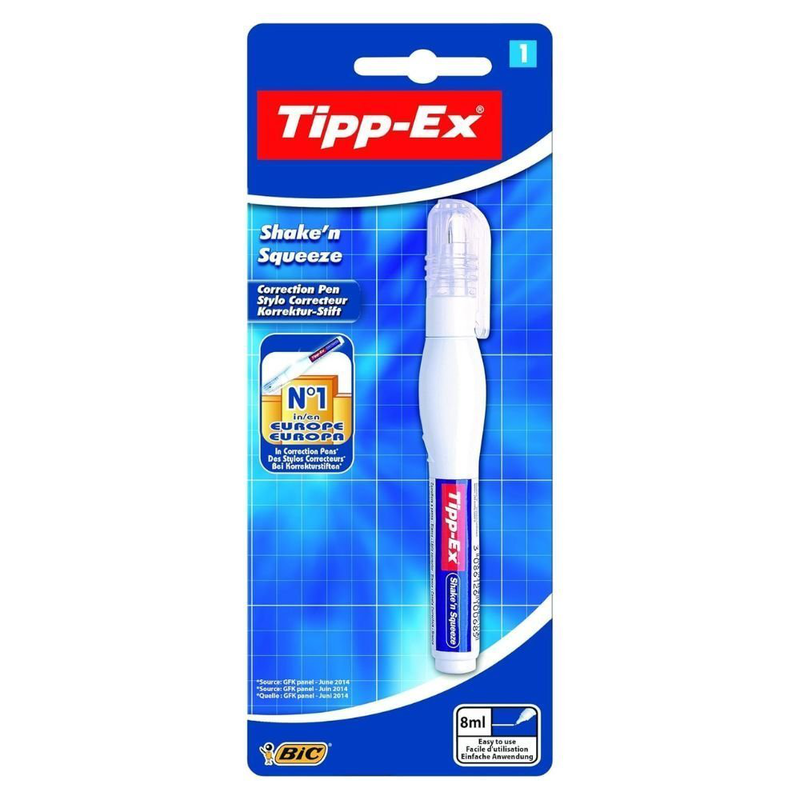 Tipp-ex shake&rsquo;n squeeze &delta;&iota;&omicron;&rho;&theta;&omega;&tau;&iota;&kappa;ό &sigma;&tau;&upsilon;&lambda;ό 8 ml &mu;&epsilon; &mu;&alpha;&lambda;&alpha;&kappa;ό &sigma;ώ&mu;&alpha; &gamma;&iota;&alpha; &epsilon;&lambda;&epsilon;&gamma;&chi;ό&mu;&epsilon;&nu;&eta; &rho;&omicron;ή, , medium-null