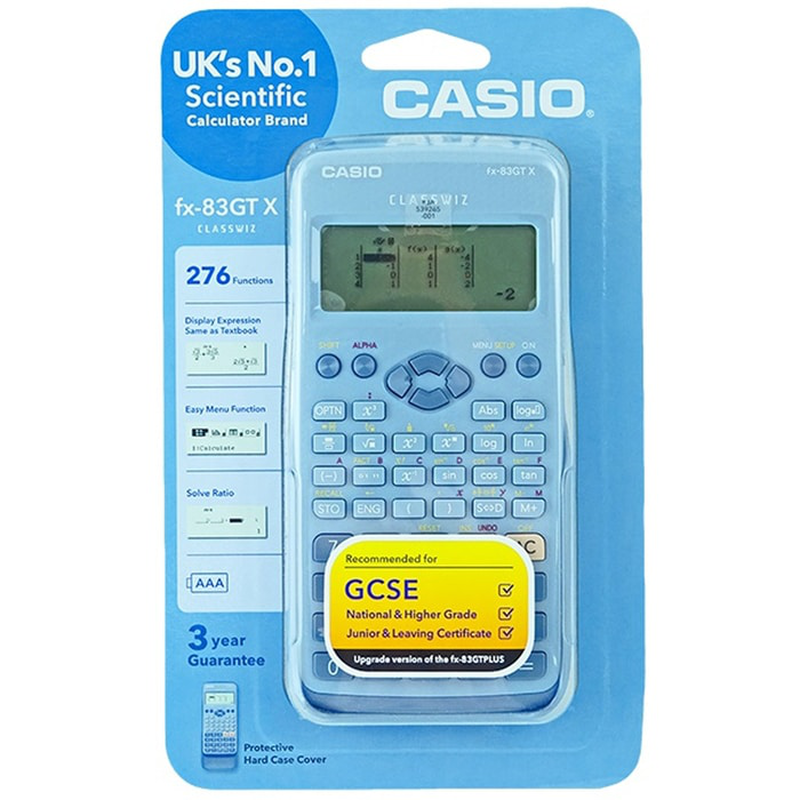 Calculator casio scientific fx-83gt x blue, , medium image number null