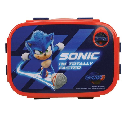 Gim food container micro sonic 3 the hedgehog, , medium
