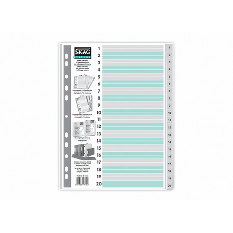 Product image: Skag pp index 1-20 20 subjects, , medium-null