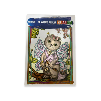 Centrum drawing album a3 20sh 120gsm, , medium