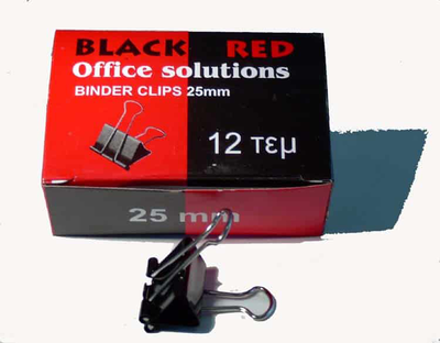 B/r binder clips 25mm(12pcs) br40002, , medium