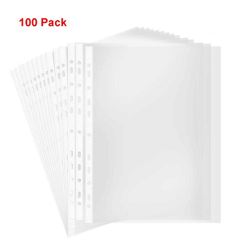 Sheet protector 11 holes 100pcs, , medium-null