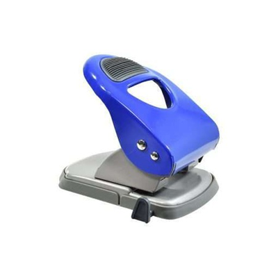 Eagle blue or red 2-hole heavy duty punch 40 sheets capacity p6149b, Blue, medium
