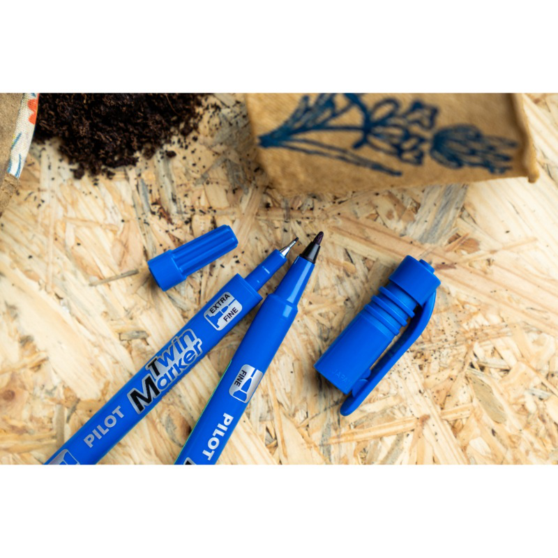 Product image: Pilot begreen twin marker - blue, , medium-null