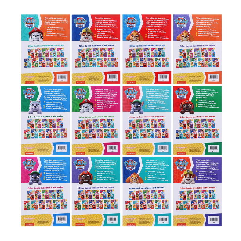 Product image: Paw patrol get set for school activity books by collins - assorted-null