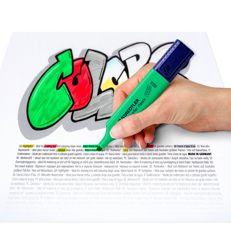 Staedtler textsurfer classic highlighter - pale green 364 c/550, , medium-null