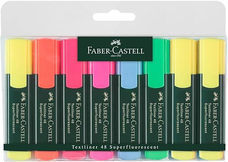 Faber textliner 48 set 6+2, , medium-null