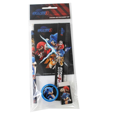 Gim sonic 3 the hedgehog school notepad set, , medium