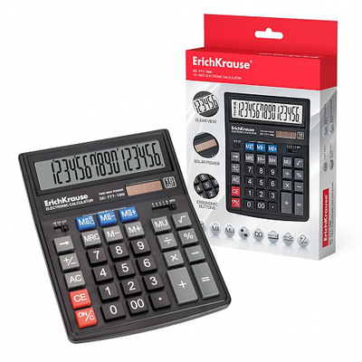 Erichkrause desk electronic calculator 16-digit dc-777-16n 37776, , medium