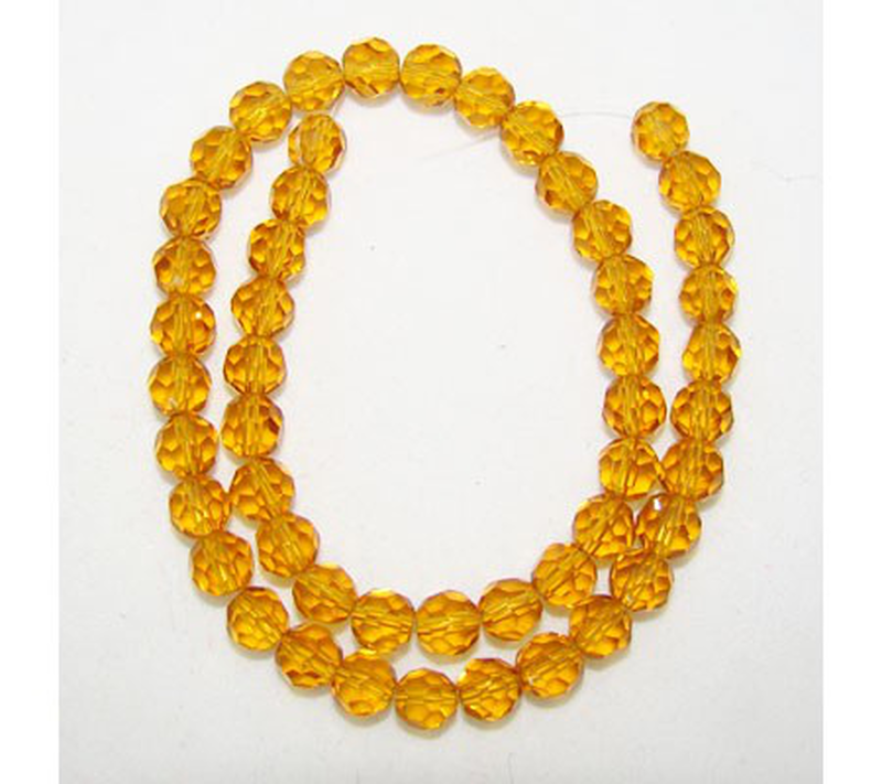 Beads on string 6mm glass orange, , medium-null