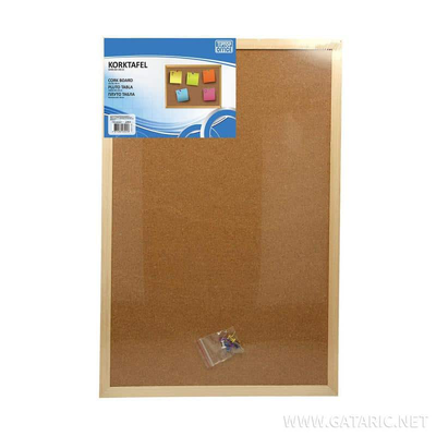 Tto cork board 40x60 wooden frame 403921, , medium