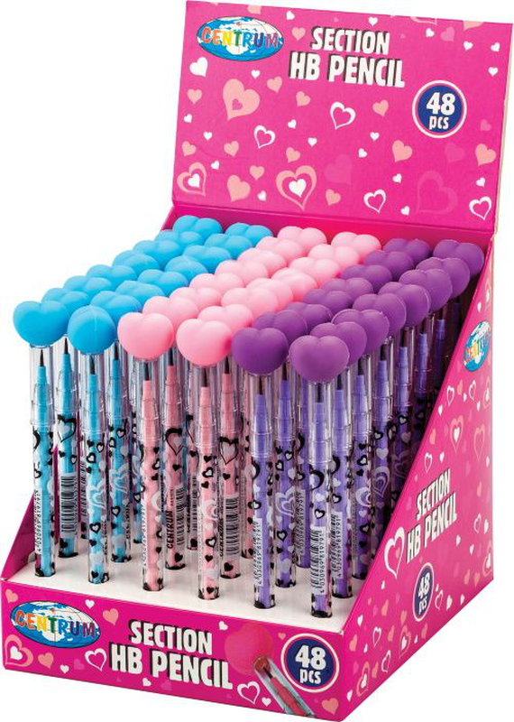 Pencil with heart 1pcs image number null