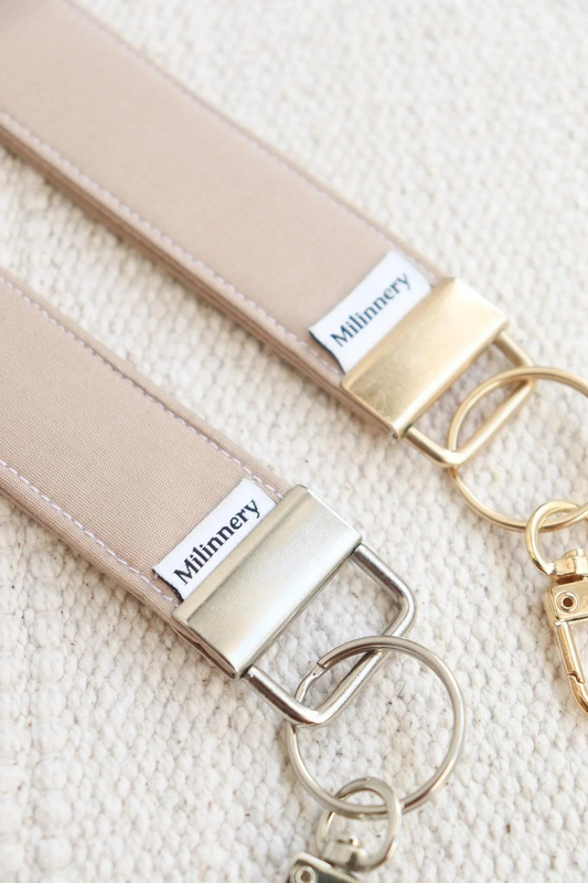 Beige keychain-null