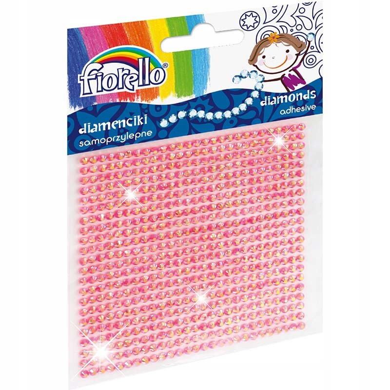 Craft gem strass adhesive 594pcs pink, , medium-null