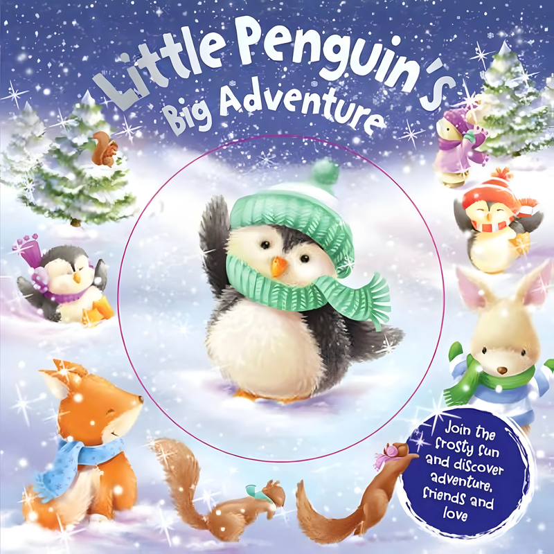Glitter globes snowflake - little penguin's big adventure-null