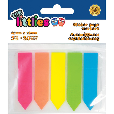 Sticker page markers 48mm x 12mm 100pcs the littlies