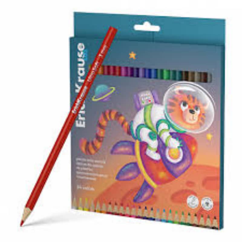 Erichkrause triangular color pencils (24 colors)  61784, , medium-null