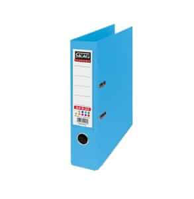 Skag premium box file a4 pvc 8cm light blue 8/32, , medium