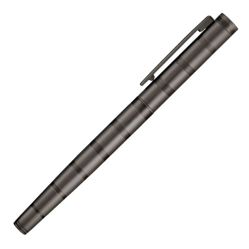 Hugo Boss rollerball pen loop stripes gun, , medium-null