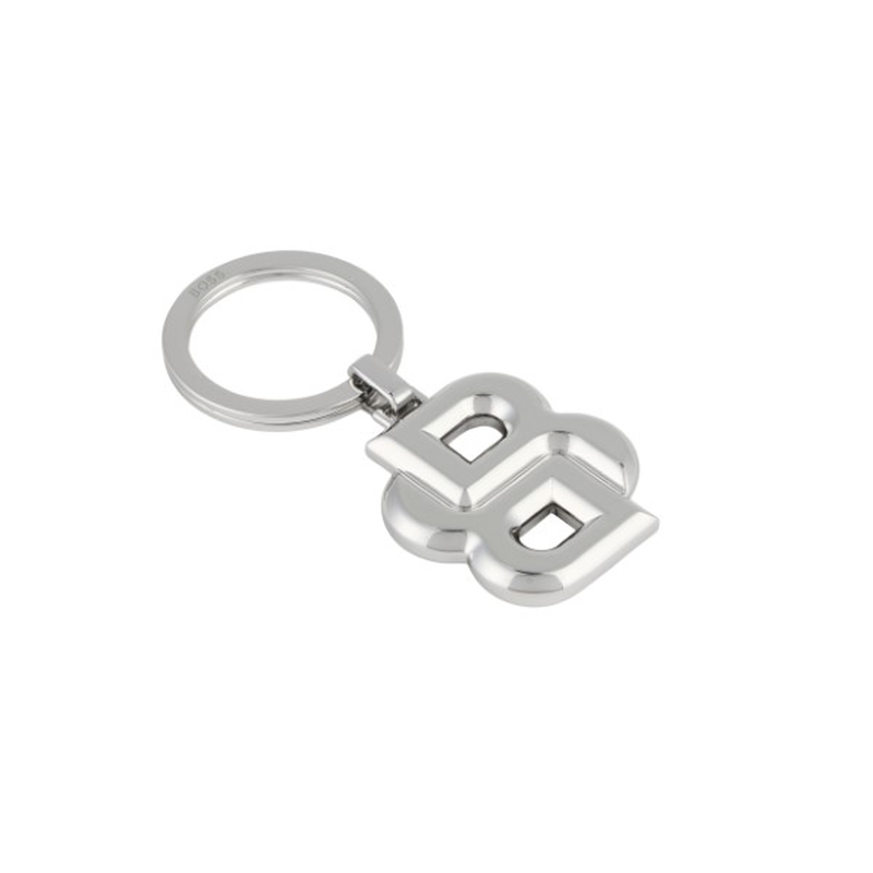 Boss key ring double b shinny chrome, , medium image number null