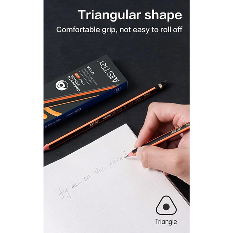 Product image: Σετ 12 μολύβια με σβηστήρια 2b graphite – deli, , medium-null