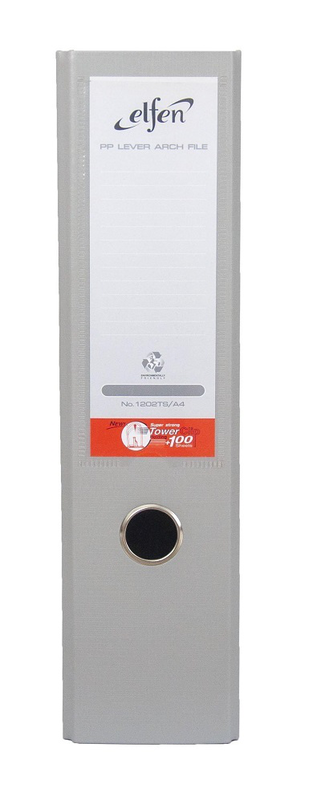 Product image: Elfen file plastic super strong a4 75mm grey 0701, , medium-null