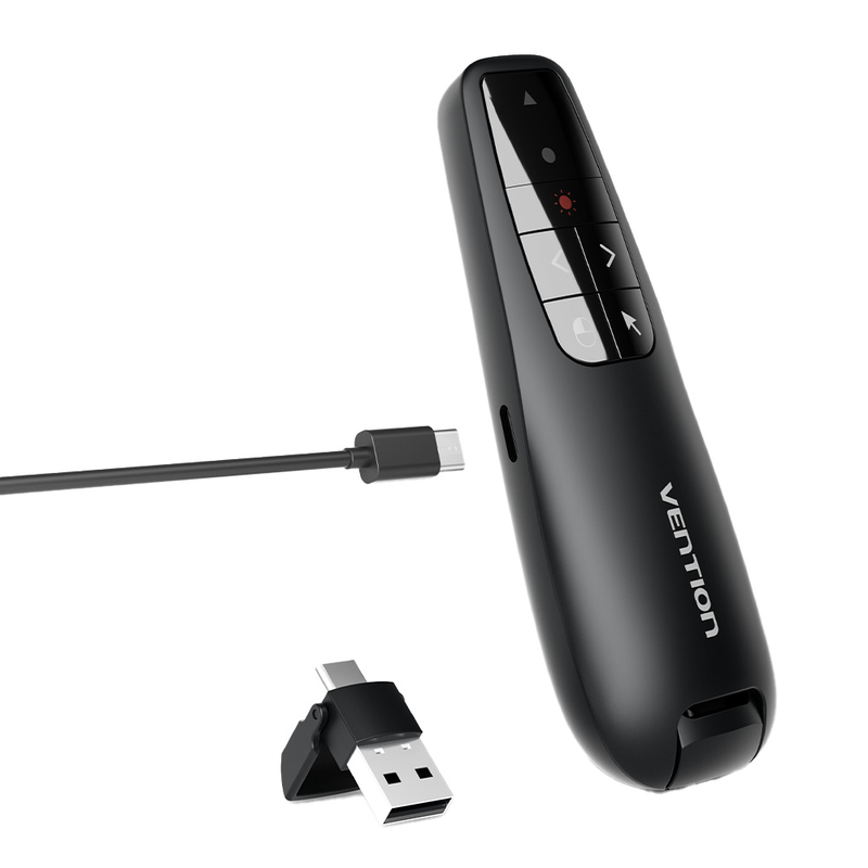 Vention wireless presenter red laser pointer & Air mouse rechargeable kqpb0, , medium-null