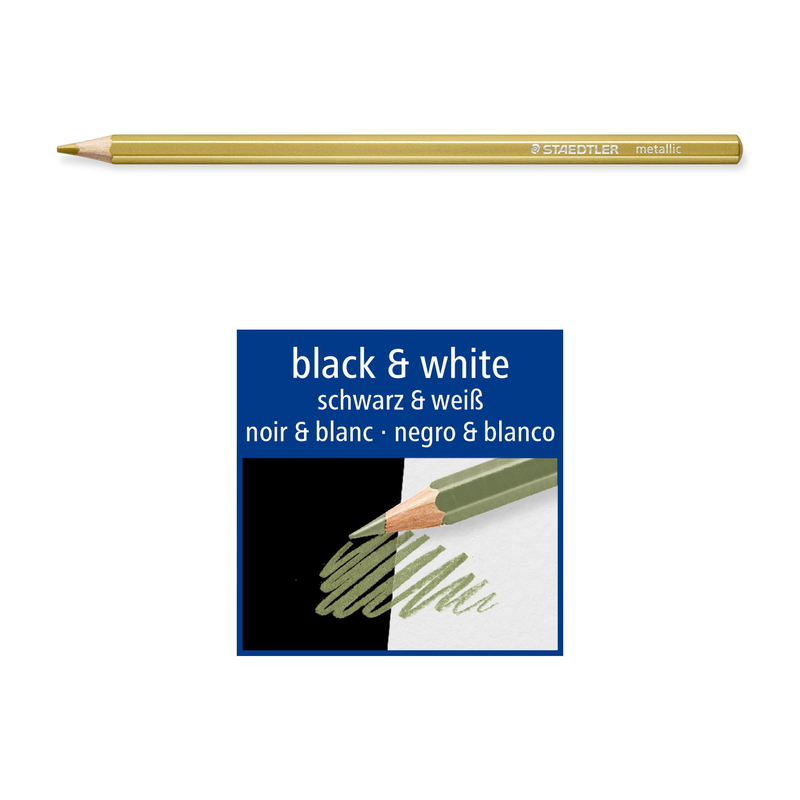 Product image: Staedtler 12 metallic coloured pencil, , medium-null