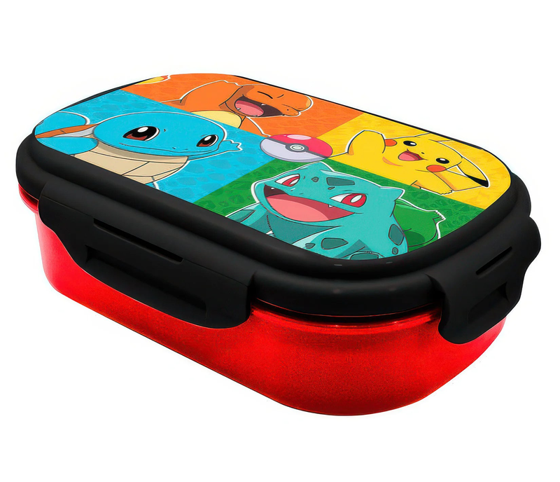 Pokémon lunch box and cutlery-null