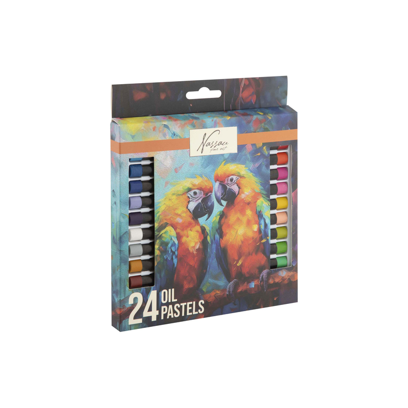 Nassau oil pastel paint, set of 24, , medium-null