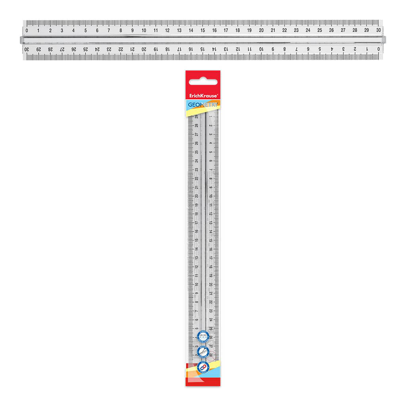 Product image: Erichkrause ruler clear 30cm 49521, , medium-null