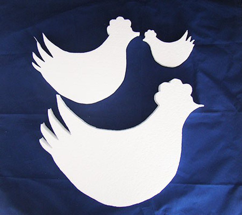 Polystyrene hen flat 10cm x x1,5cm, , medium-null