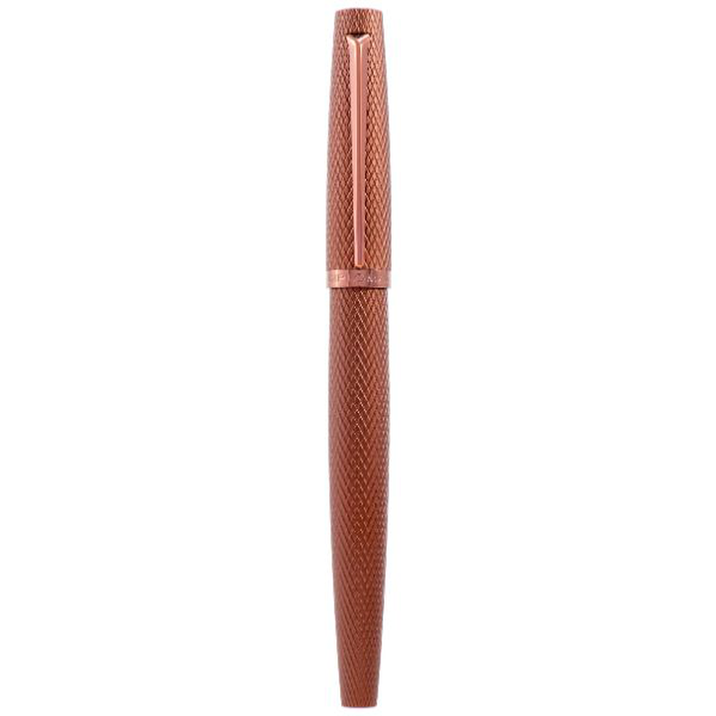 Diplomat fountain pen "viper" brown guilloche f/m, , medium-null