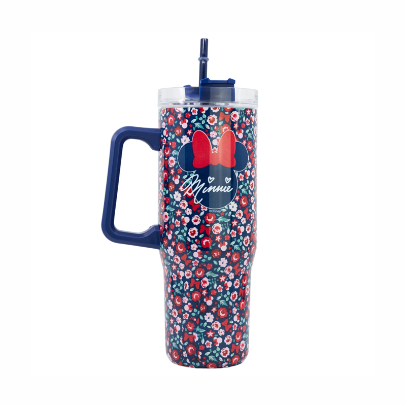 Disney: minnie mouse - gardening insulated stainless steel xl rambler mug 940ml, , medium-null