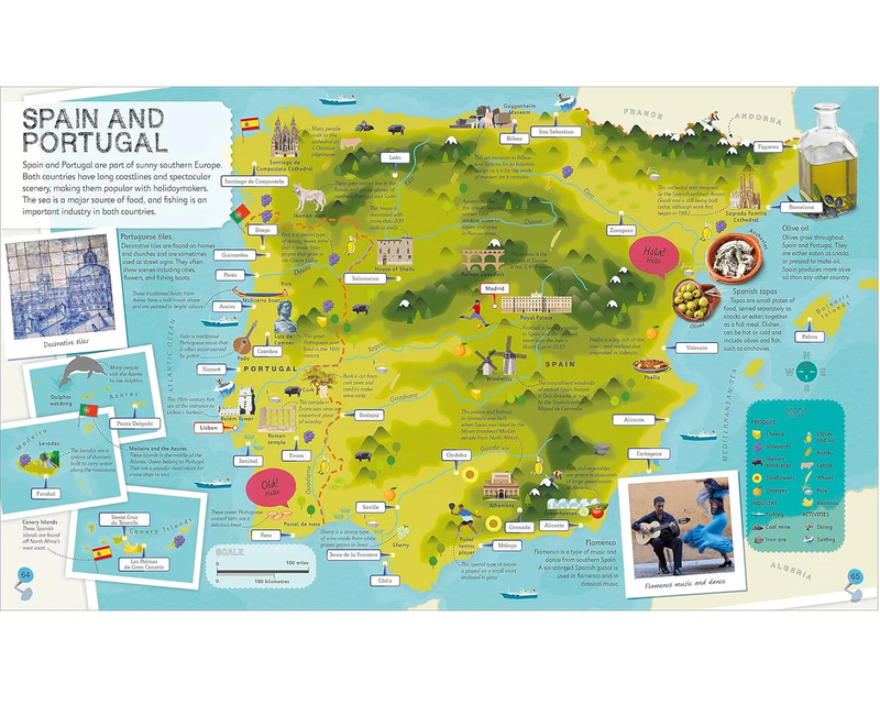 Children's illustrated atlas by dk children - ages 7-9, , medium-null