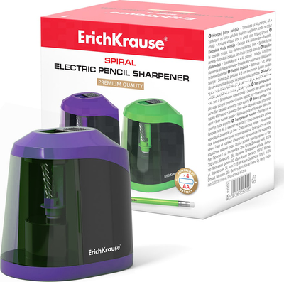 Erichkrause electric sharpener spiral with container 44502, , medium