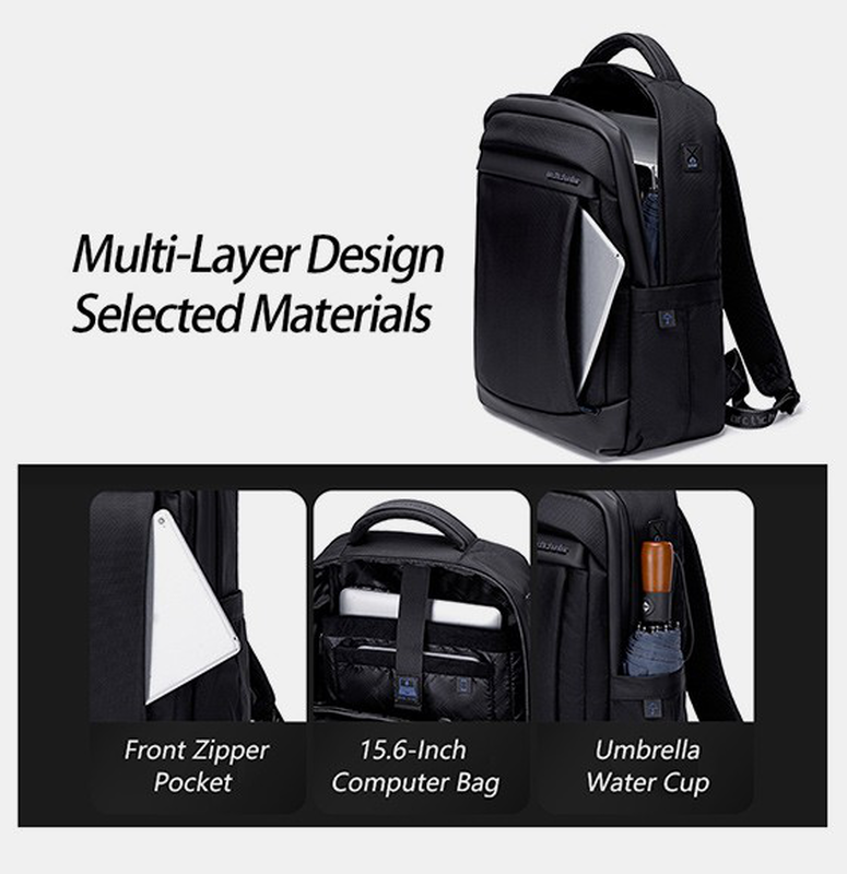 Product image: Arctic hunter denver backpack grey 15.6"-null
