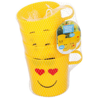 Drinking cups, Yellow, medium