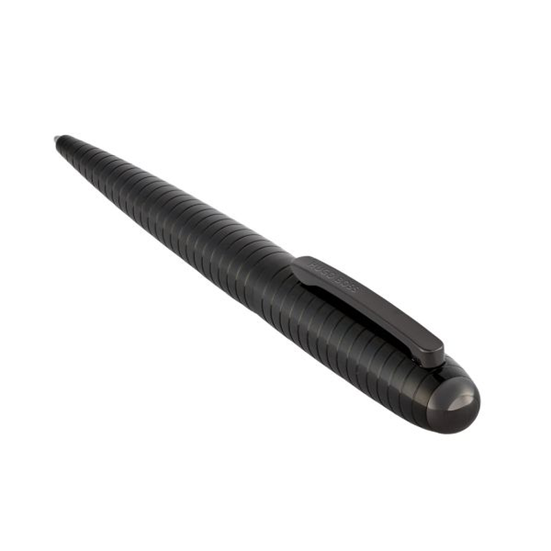 Hugo Boss ballpoint pen contour soft bauhaus black, , medium-null