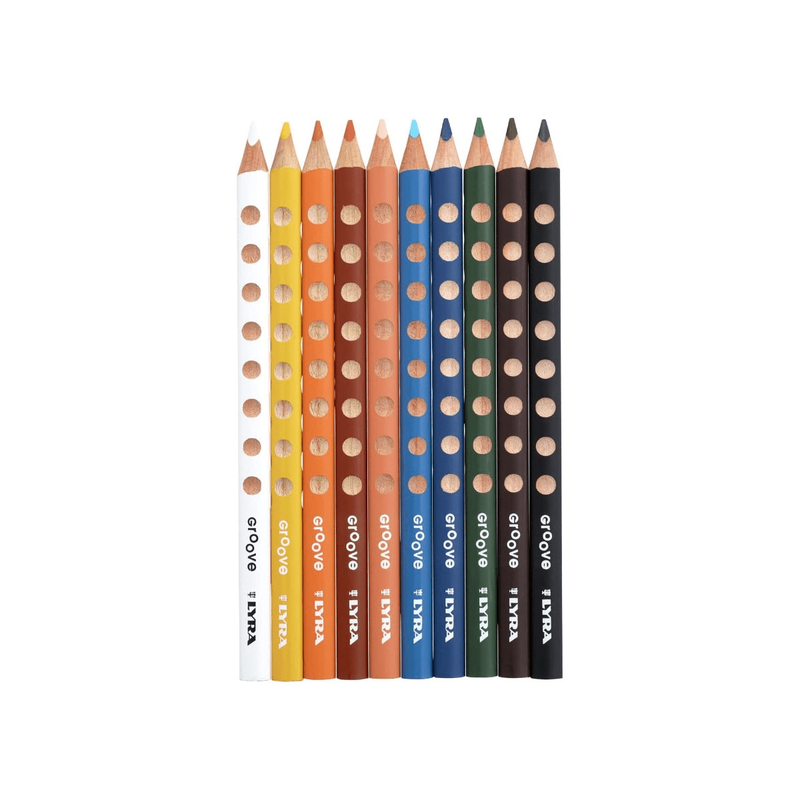 Lyra groove child-grip set of 10 pencils, , medium-null