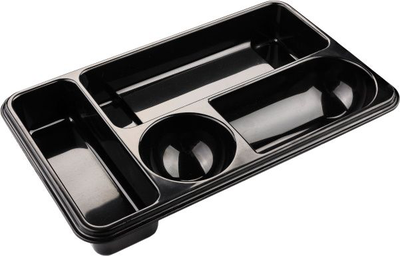 Desk organiser tray plastic 250x155x37mm, , medium