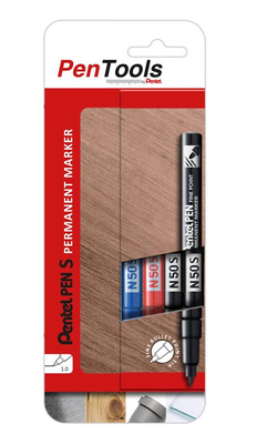 Pentools marker fine point tip permanent marker 1mm 4pcs