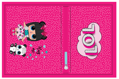 Em23 lol wallet, Pink, medium