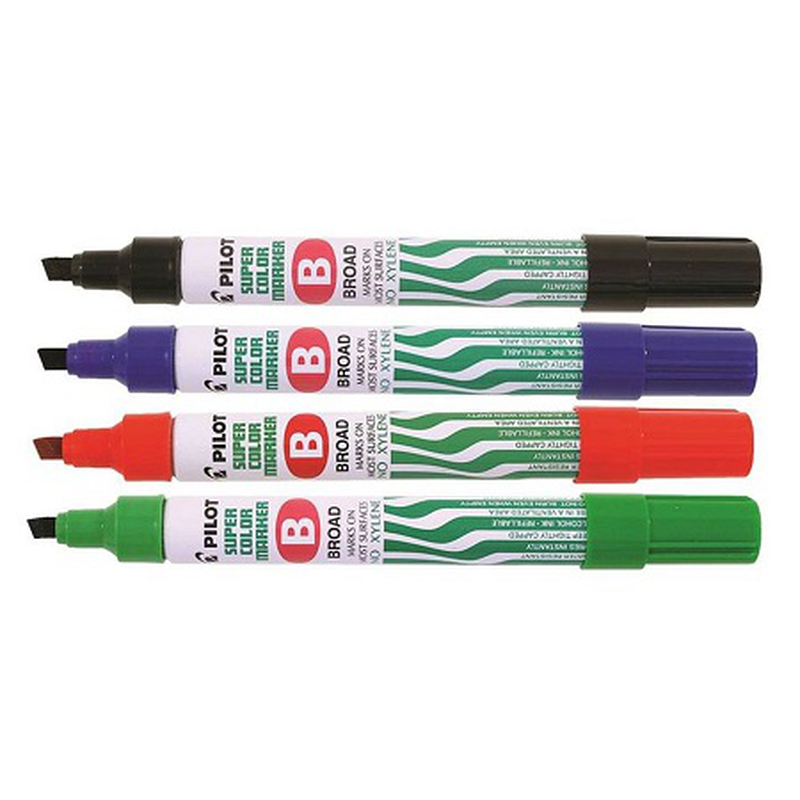 Pilot super color permanent marker black sca-b, , medium-null
