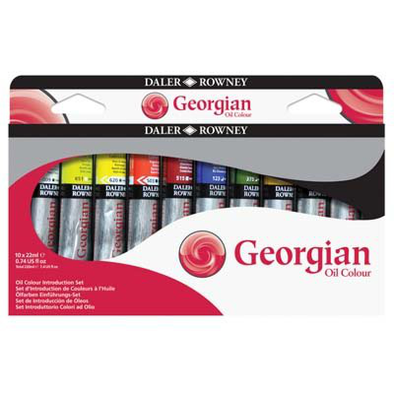 Product image: Daler rowney georgian oil paint introduction set 10*22ml, , medium-null