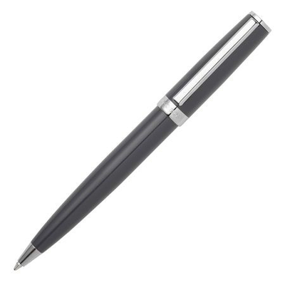 Hugo Boss ballpoint pen gear icon grey