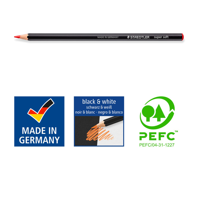 Product image: Staedtler 24 super soft coloured pencils, , medium-null