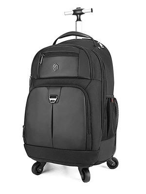 Arctic hunter suit backpack with wheels black 17,3" 45l, Black, medium